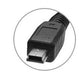Car Charger Mini-USB DC Socket Power Adapter Coiled