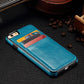 Leather Case Card ID Slots Wallet Cover Skin