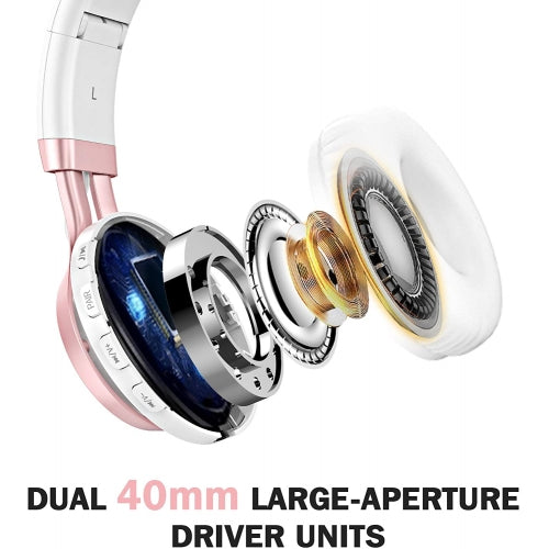 Wireless Headphones Folding Bluetooth Headset w Mic Hands-free Earphones - ONE50