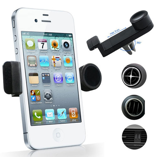 Car Mount Air Vent Holder Rotating Cradle Strong Grip
