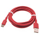 6ft USB-C Cable Red Fast Charger Cord Power Wire Type-C
