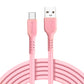 3ft USB-C Cable Pink Charger Cord Power Wire Type-C 1415-1