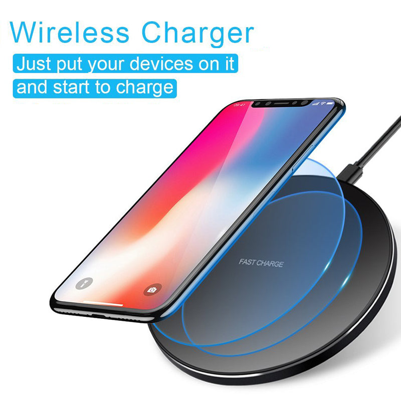 Wireless Charger Fast 7.5W and 10W Charging - Slim