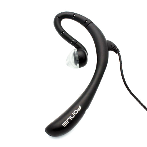 Wired Mono Headset Earphone w Mic Headphone 3.5mm Single Earbud Hands-free