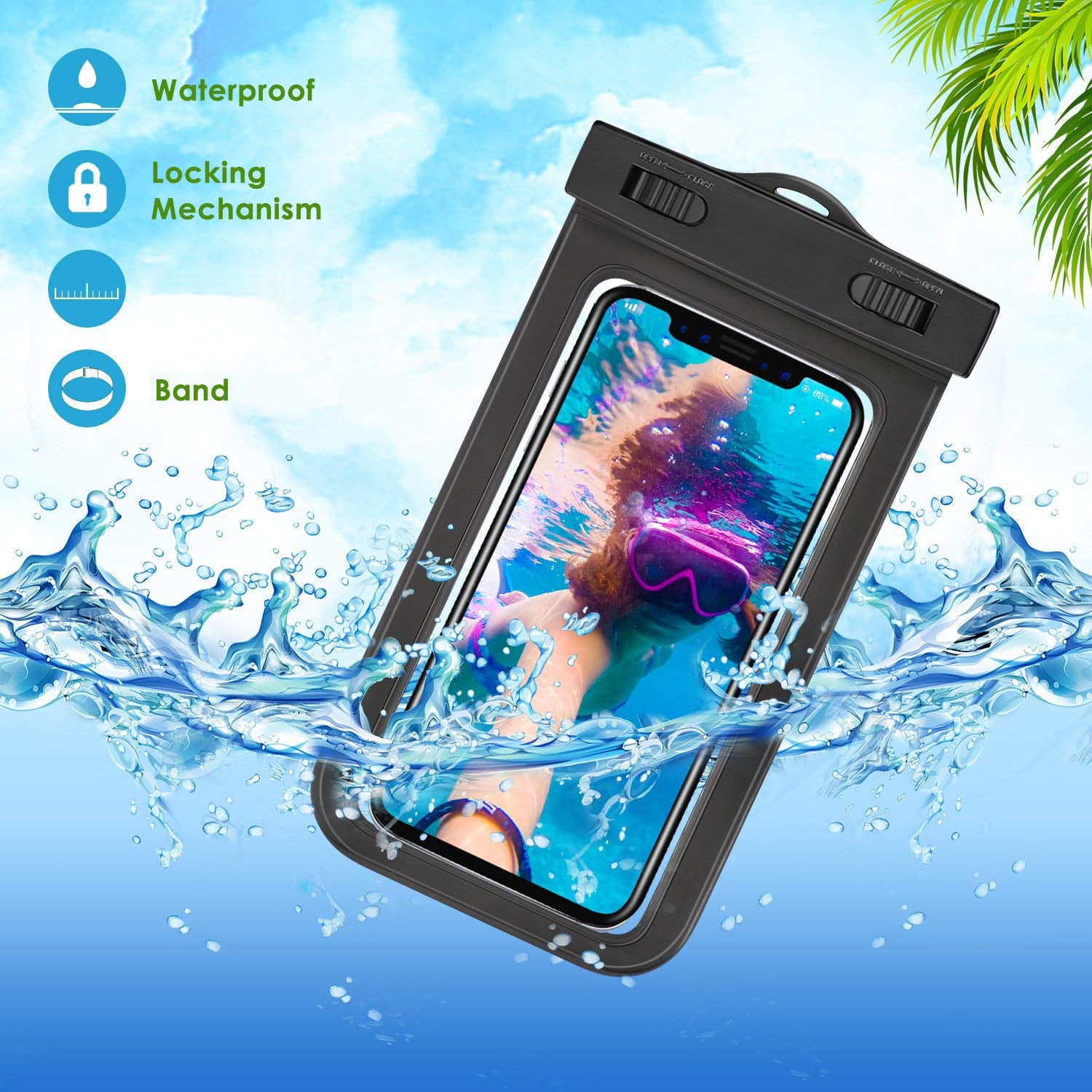 Waterproof Case Underwater Bag Floating Cover Touch Screen – OdeMobile