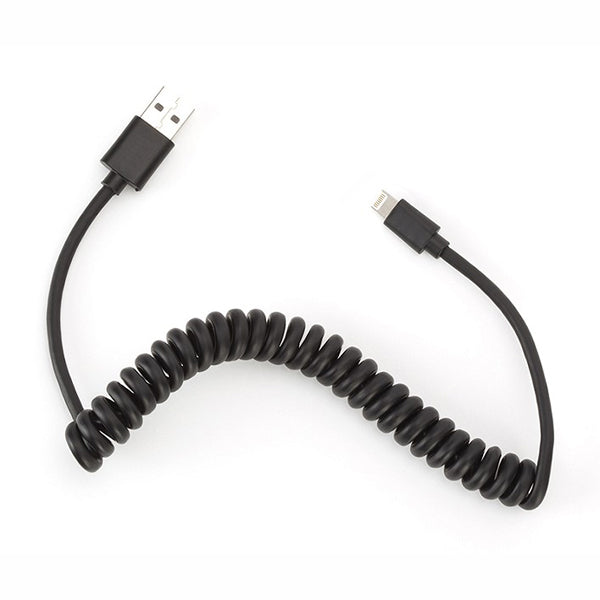 USB Cable Coiled Charger Cord Power Sync