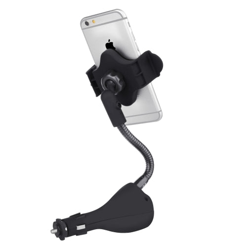 Car Mount Charger Holder DC Socket USB 2-Port Cradle