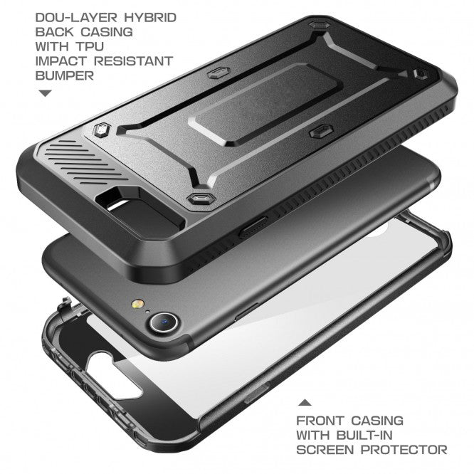 Case Belt Clip Swivel Holster Built-in Screen Protector Hybrid Slim Fit Cover