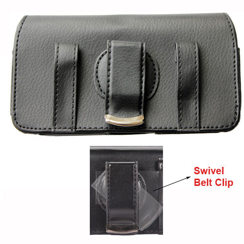 Case Belt Clip Leather Swivel Holster Loops Cover