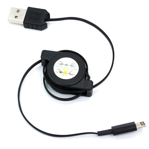 USB Cable Retractable Charger Power Cord Sync