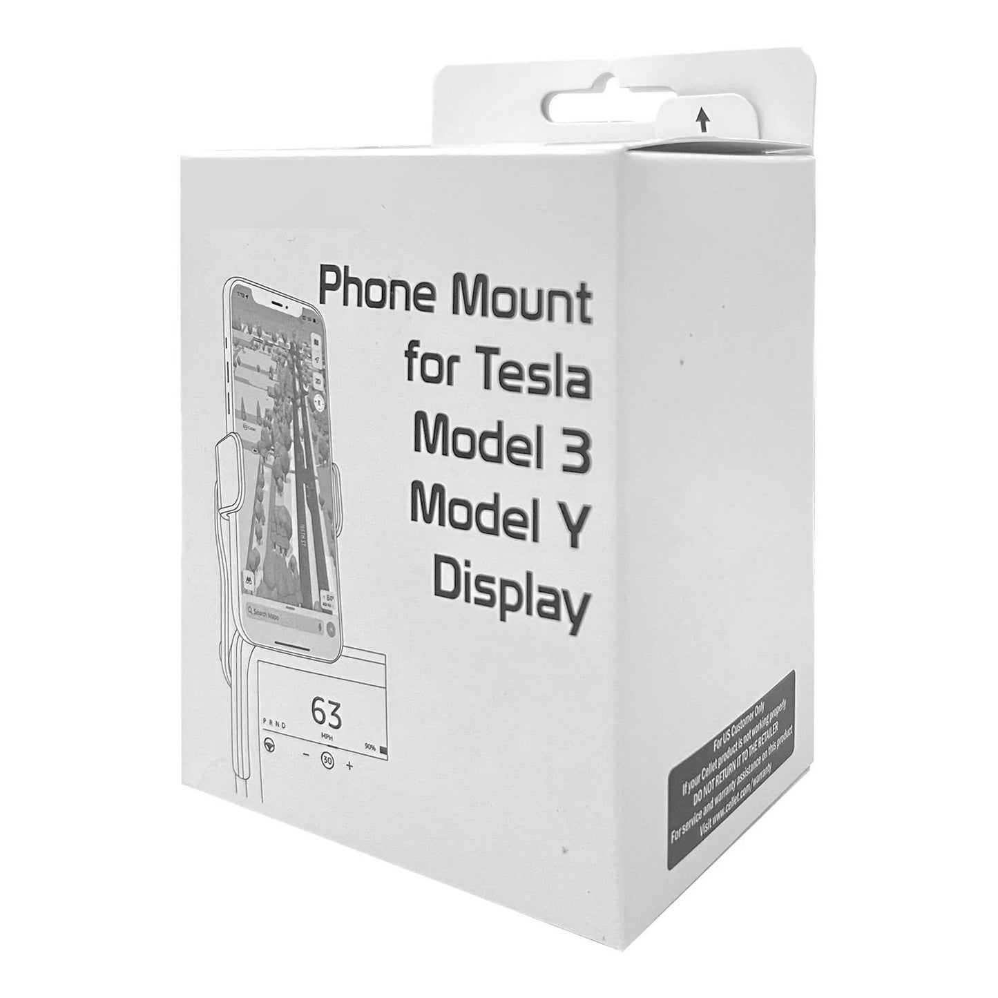 Car Mount for Tesla Model 3 and Y Only Display Phone Holder Strong Grip Dock - ONY48