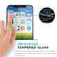 3 Pack Screen Protector Tempered Glass 5D Touch Curved Edge Full Cover Bubble Free - ON3R48