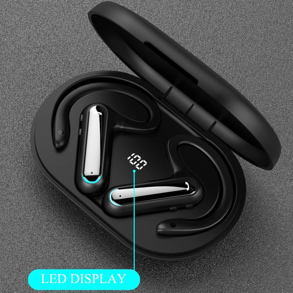 Ear-hook TWS Earphones Wireless Bluetooth Earbuds Ear hook Headphones True Stereo Charging Case - ONZ19