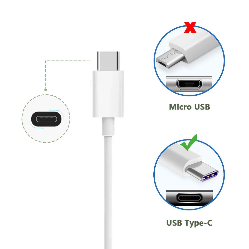 3ft, 6ft and 10ft Long USB-C Cable Fast Charge TYPE-C Cord Power Wire Sync High Speed - ONY79