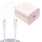 20W PD Home Charger Fast Type-C 6ft Long Cable Quick Power Adapter - ONA81