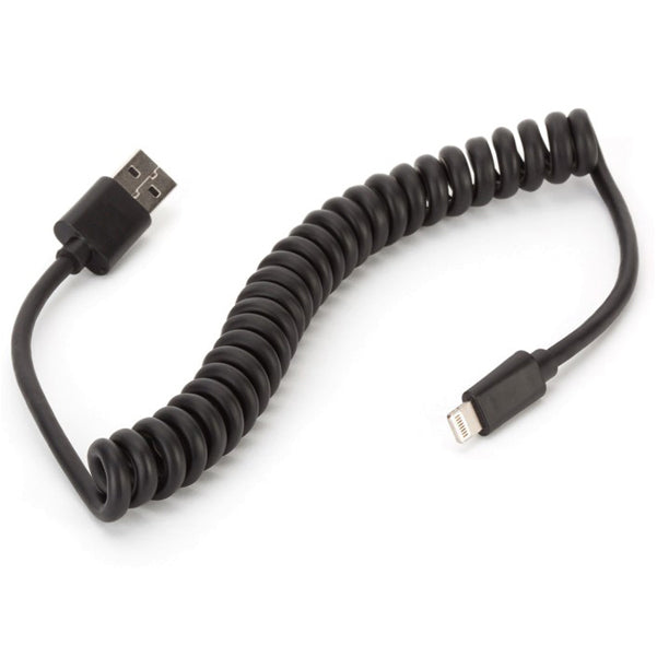 USB Cable Coiled Charger Cord Power Sync