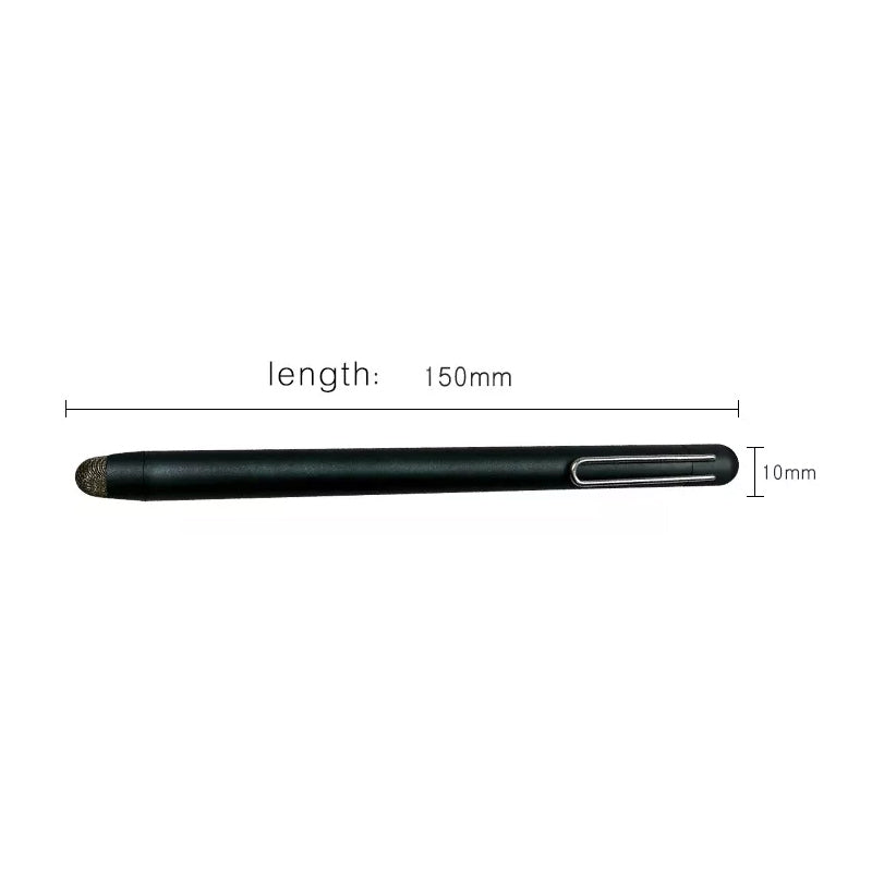 Stylus Touch Screen Pen Fiber Tip Aluminum Lightweight Black - ONZ59