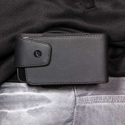 Case Belt Clip Leather Swivel Holster Vertical Cover