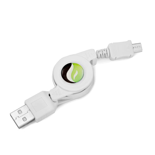 USB Cable Retractable MicroUSB Charger Power Cord