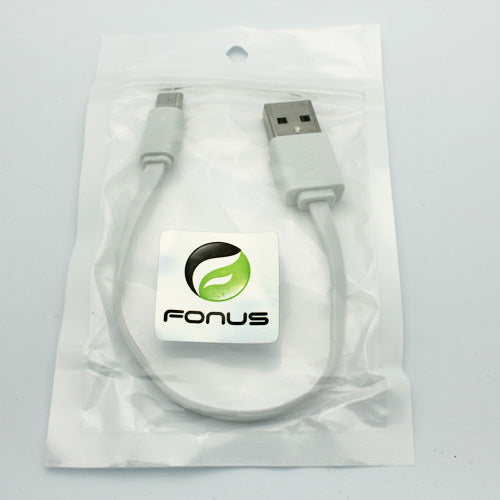 Short USB Cable MicroUSB Charger Cord Power Wire