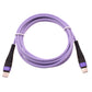 Purple 6ft PD Cable Type-C to USB-C Long Charger Cord Power Wire Sync - ONA94