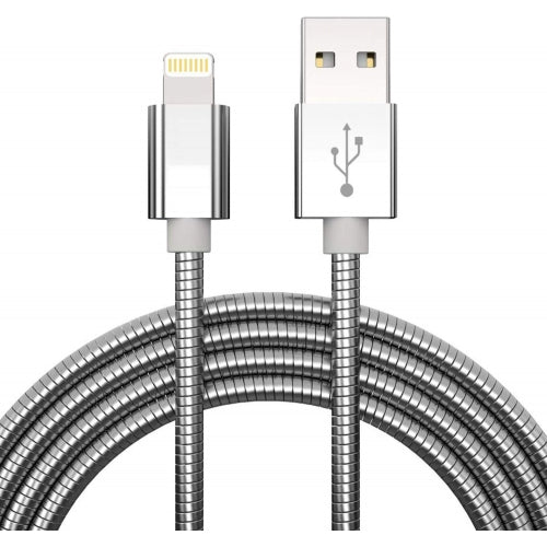 Metal USB Cable 6ft Charger Cord Power Wire Long